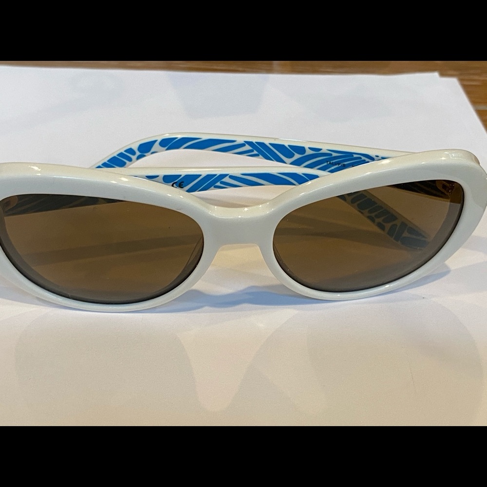 Kate Spade White Sunglasses
